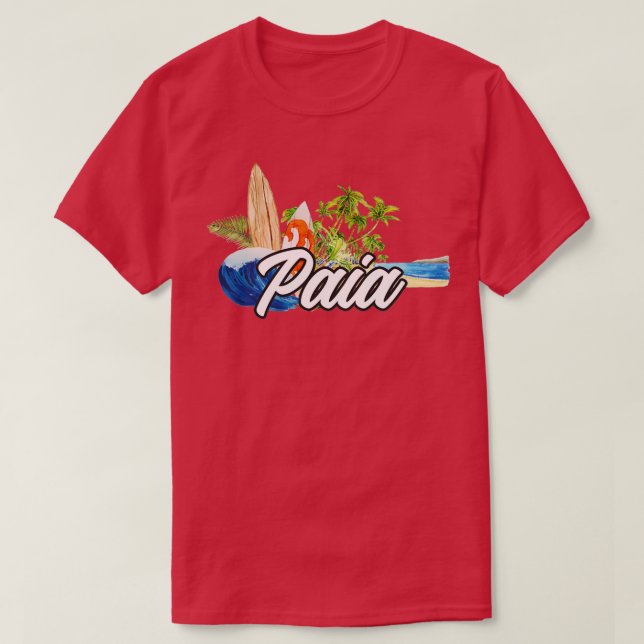 Paia surfa t shirt (Design framsida)