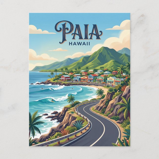 Paia USA Vykort (Framsida)