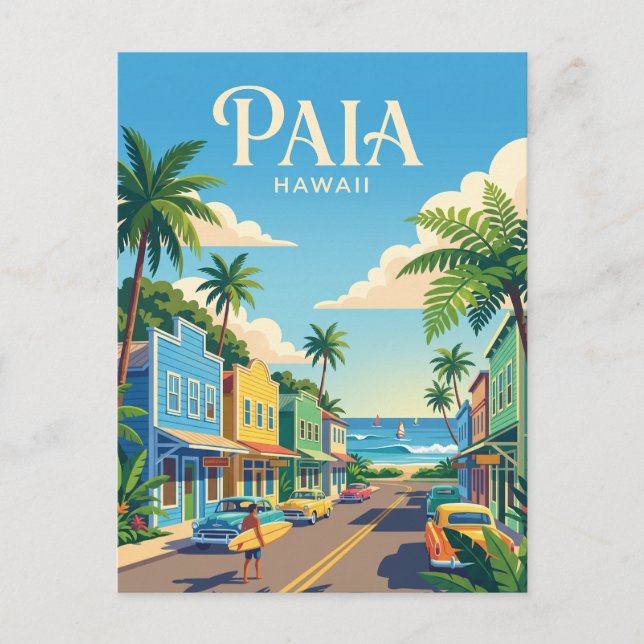 Paia USA Vykort (Framsida)