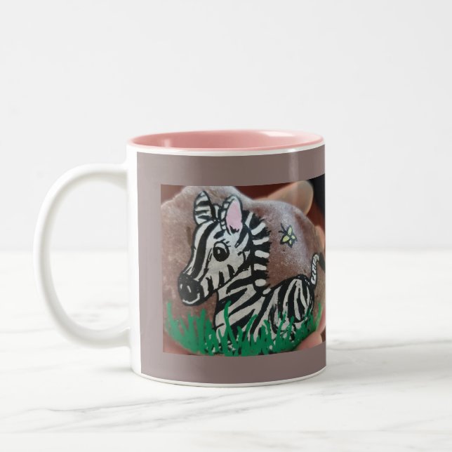 Paíden Zebra Sten Mugg (Vänster)