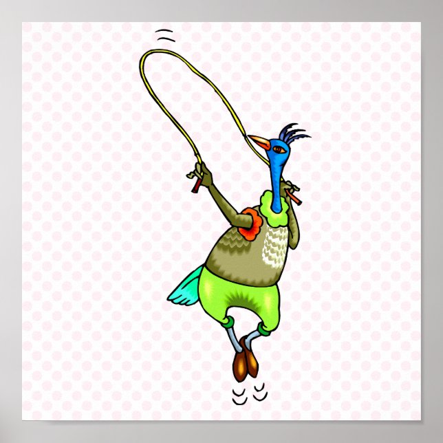 Paige Peacock Poster (Framsidan)