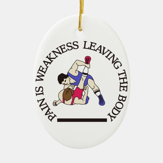 Pain är… julgransprydnad keramik (Framsidan)