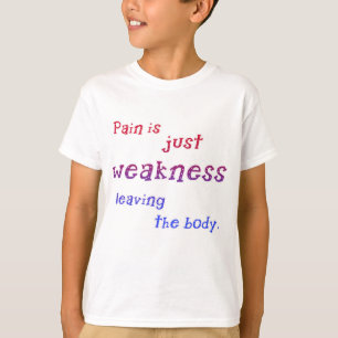 Pain är precis svagheten som lämnar t-shirt