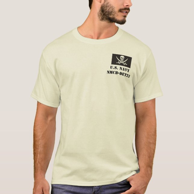 PAIN ÄR SVAGHETEN SOM LÄMNAR BODYU.S.-MARINEN T SHIRT (Framsida)