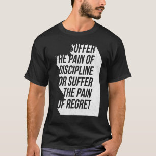 Pain Discipline eller Rec Workout Motivational Tra T Shirt