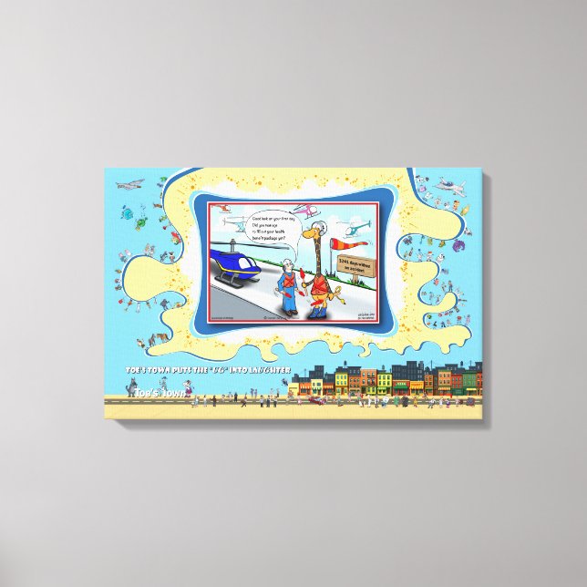 Pain In The Neck | Get Well 24x16 Canvastryck (Framsida)