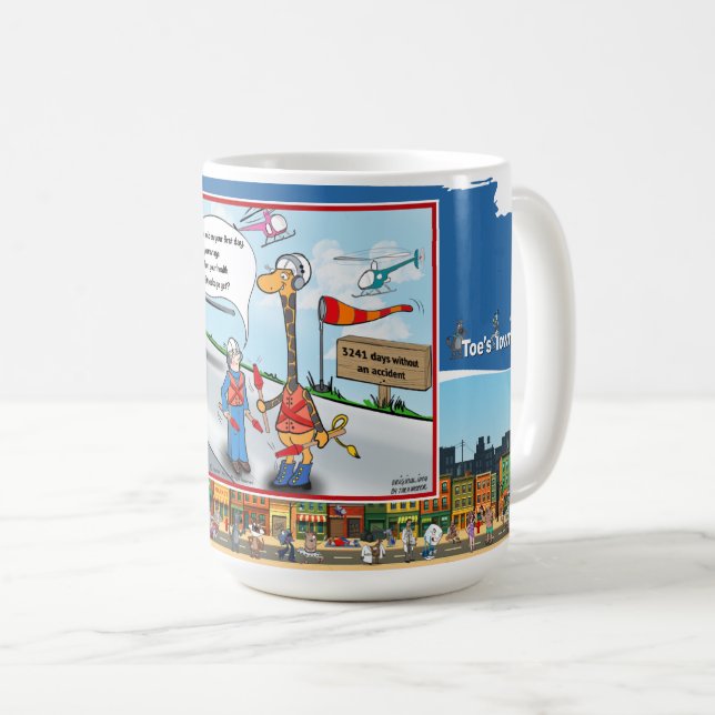 Pain In The Neck | Get Well Classic Coffee Mug Kaffemugg (Framsida höger)