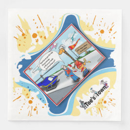 Pain In The Neck | Get Well Dinner Napkin Pappersservett