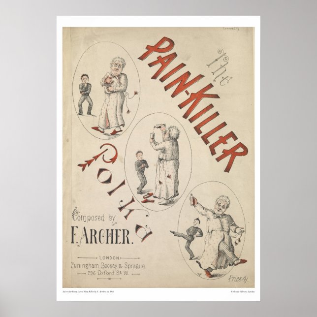 Pain-Killer Polka Poster (Framsidan)
