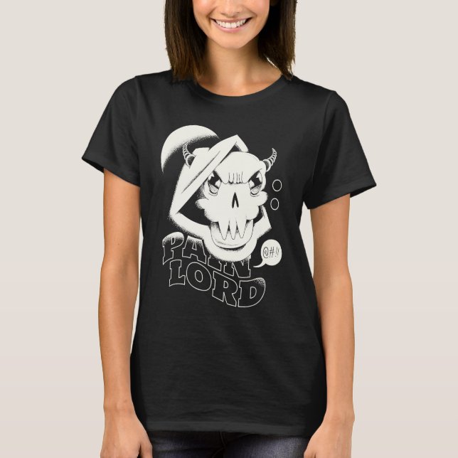 Pain lord scary creepy creature hoodie t shirt (Framsida)