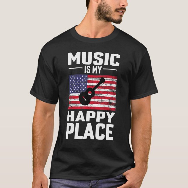 Pain of the Composer's Creation Music Is My Happy  T Shirt (Framsida)
