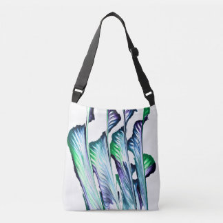 Pain Remover 1 Purple Green Flower Abstract Tote Axelväska