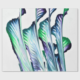 Pain Remover 1 Purple Green Wrapping Paper Presentpapper