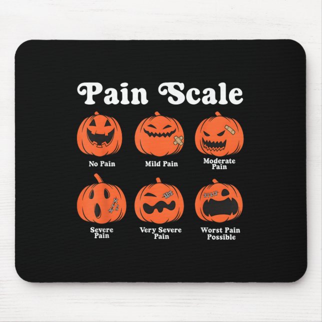 Pain Scale Soky Pumpkin Fall Halloween Trauma Nurs Musmatta (Framsidan)