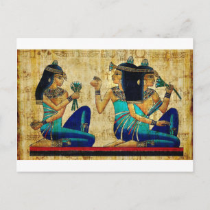 PAINERING AV OLYCKLIG EGYPTEN VYKORT