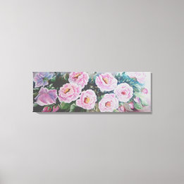 PAINERING AV ROSA VILD RO CANVASTRYCK