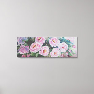 PAINERING AV ROSA VILD RO CANVASTRYCK
