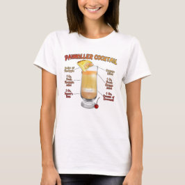 PAINKILLER Cocktail Recipe Art T Shirt
