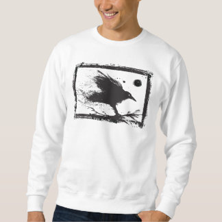 Paint Bird Black Lång Ärmad Tröja
