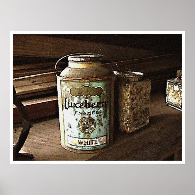 Paint Cans still Life Poster (Framsidan)