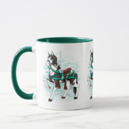 Paint Carousel Horse Mugg