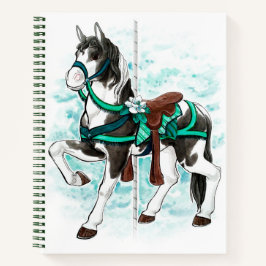 Paint Carousel Horse Notebook