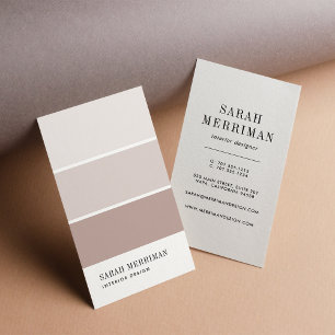 Paint Chip Ro Taupe Home Inredingsdesign Visitkort