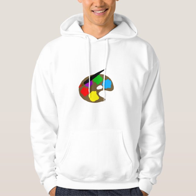 Paint Colors Artboard Hoodie (Framsida)