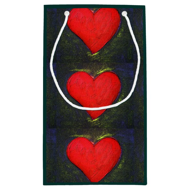 Paint Heart Gift Bag (Baksidan)