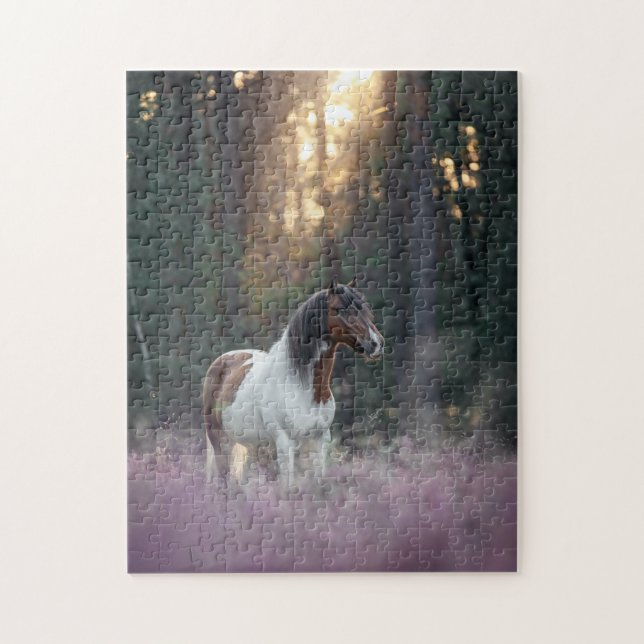 Paint Horse i Fält Pussel (Vertikal)