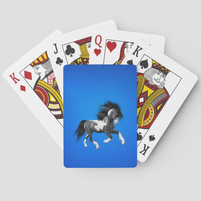 Paint Horse Running Casinokort (Baksidan)