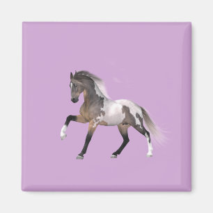 Paint Horse Running Magnet