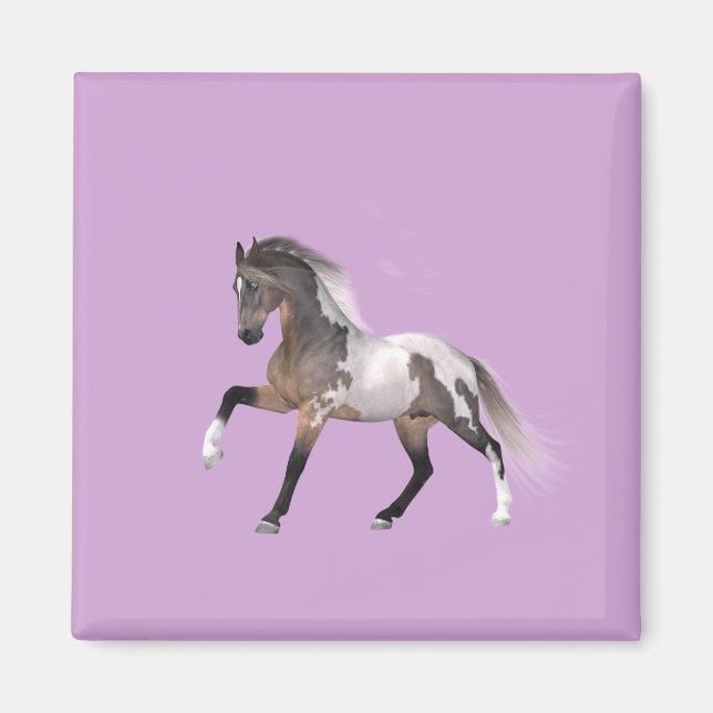 Paint Horse Running Magnet (Framsidan)