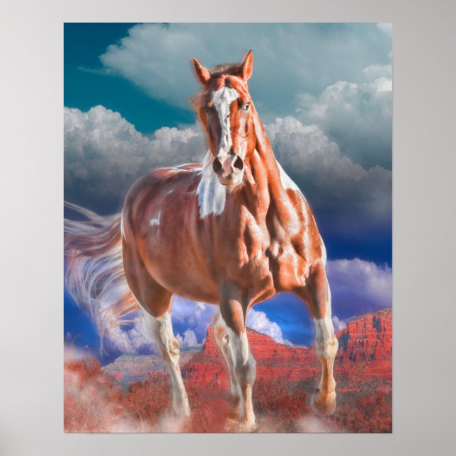 Paint Horse "Whirlwind of the Southwest" Poster (Framsidan)