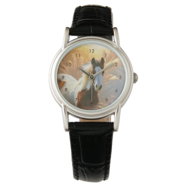 Paint Horse Womens Watch Armbandsur (Framsida)