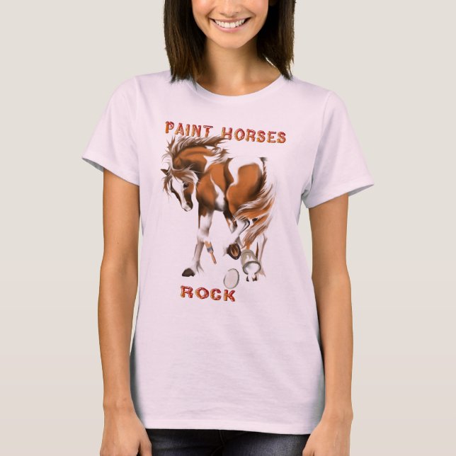 *Paint Horses Sten T-shirt (Framsida)