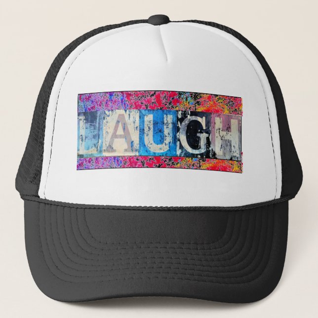 Paint Laugh Hat Truckerkeps (Framsida)