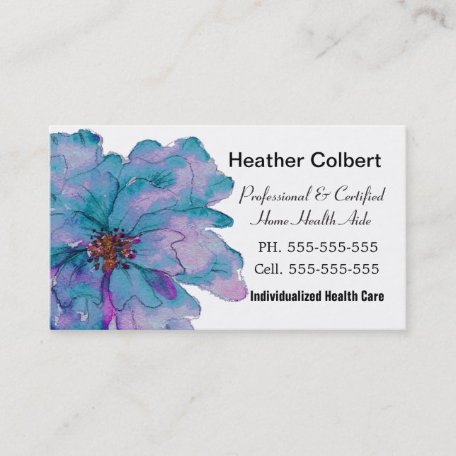 Paint Me Gracie Grande Caregiver Professionell Visitkort (Framsida)