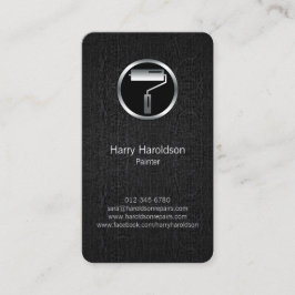 Paint Roller Push Grunge Painter-Affärskortet Visitkort