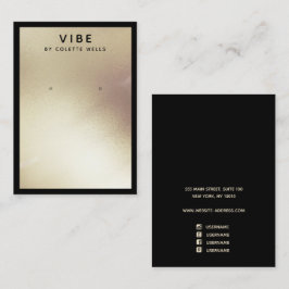 Paint Satin Guld Visning Earring Juelry Holder Visitkort