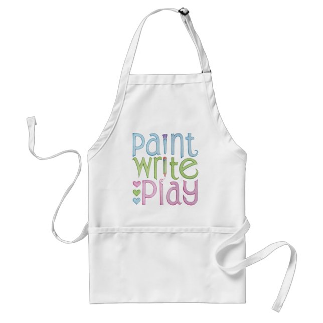 Paint Skriva Play Apron Förkläde (Framsidan)