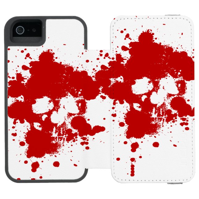 Paint Skull Incipio iPhone Wallet Skal (Folio Öppen)