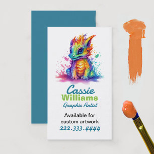 Paint Soaks Baby Dragon Artist