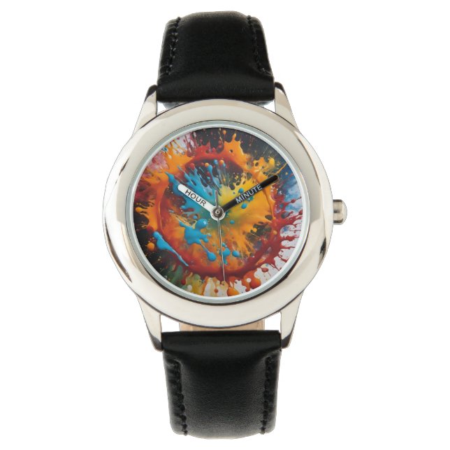 Paint splash armbandsur (Framsida)