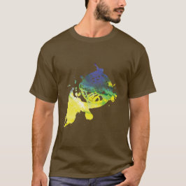Paint Splat Horn Tee Shirt