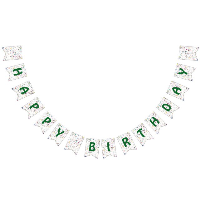 Paint Splatter Bunting Flaggor (Alla)