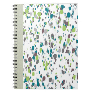 Paint Splatter Journal – Green, Blue & Purple Art Anteckningsbok