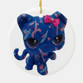 Paint Splatter Kattunge Ornament