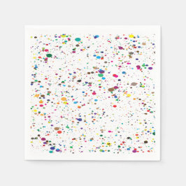 Paint Splatter Napkins Pappersservett