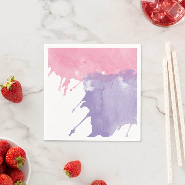 Paint Splatter Party Napkins Pappersservett (Insitu)